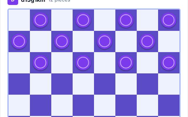 Draughts game picture