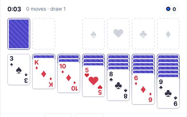 Solitaire game picture