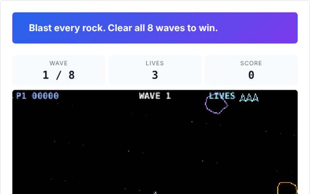 Space Rocks game picture